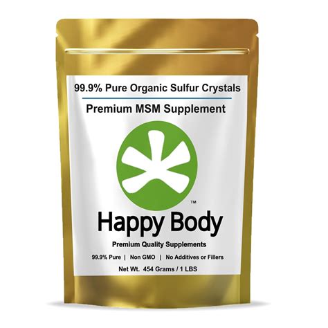 Pure MSM Organic Sulfur Crystals As Organic Sulfur (also known as MSM) continues to gain more and more popularity for the great health benefits it provides, potential customers continue to contact us to ask about potential side effects. . Pure organic sulfur crystals benefits
